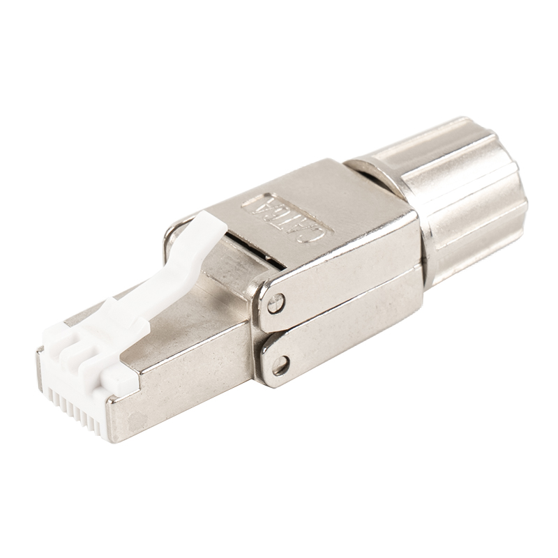 Cat6A Shielded Toolless RJ45 Connector RJ-G40S-1-C6A Cat6A Shielded Toolless RJ45 Connector RJ-G40S-1-C6A