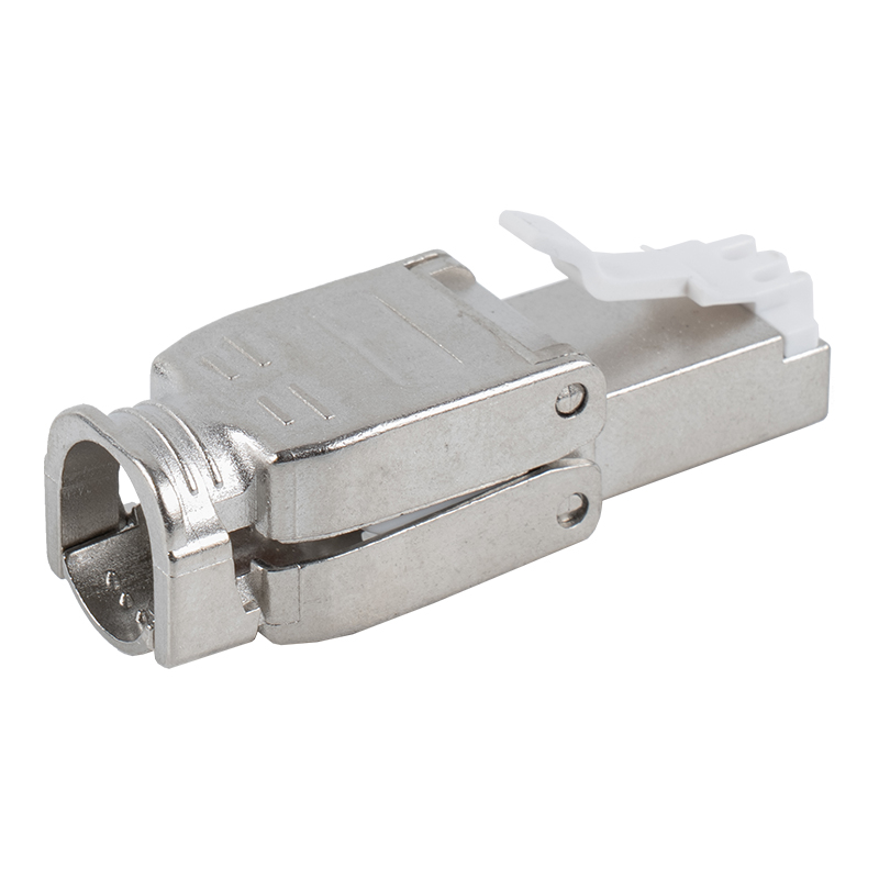 Cat6A Shielded ventilabis-down Type Toolless RJ45 Connector RJ-602S-1-C6A