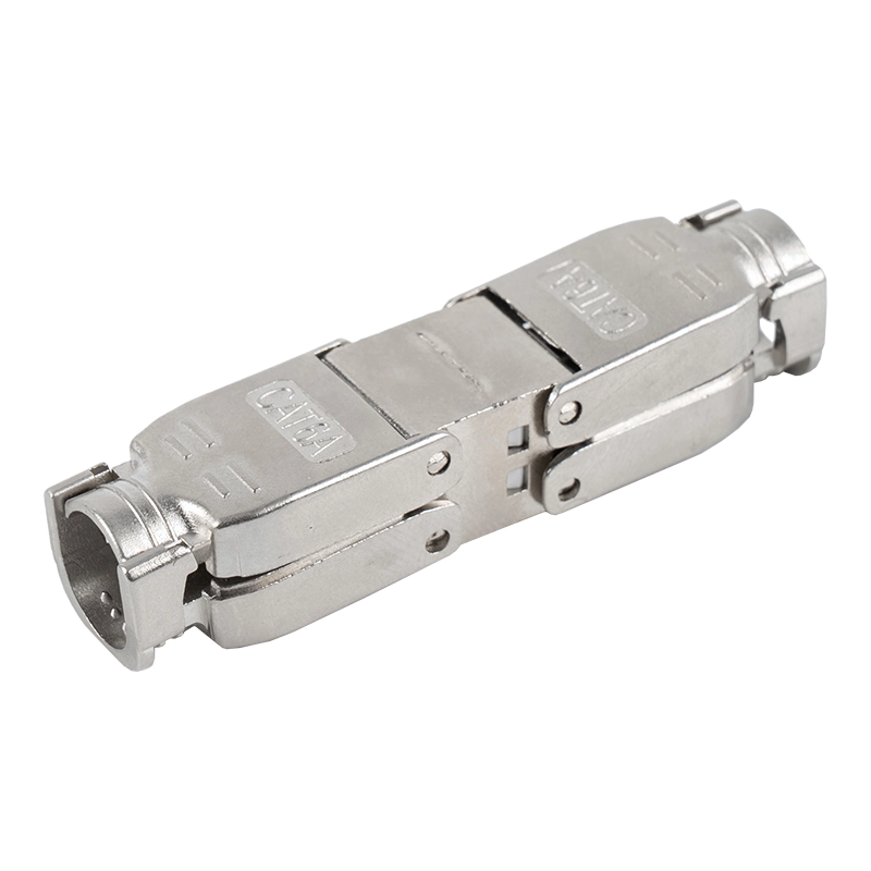 Cat6A Shielded ventilabis-down Type Toolless Connector RJ-603S-3-C6A