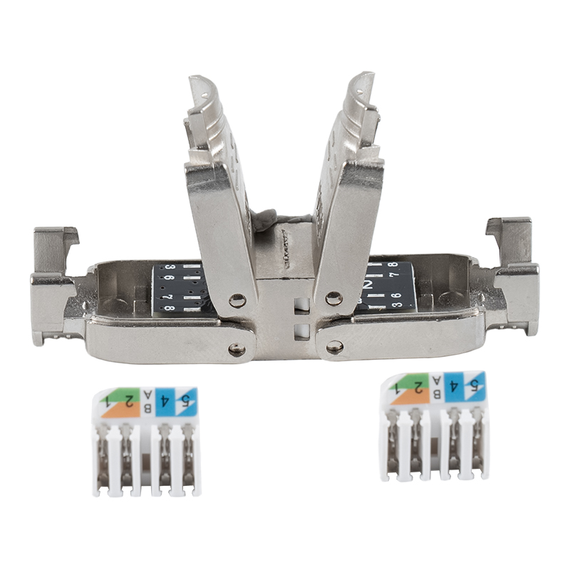 Cat6A Shielded ventilabis-down Type Toolless Connector RJ-603S-3-C6A Cat6A Shielded ventilabis-down Type Toolless Connector RJ-603S-3-C6A