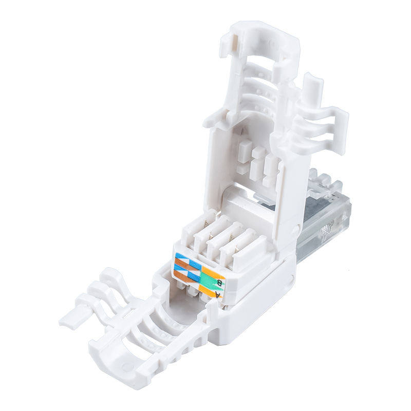 Cat6A aperta Toolless RJ45 Connector cum alis) RJ-688X-C6A Cat6A aperta Toolless RJ45 Connector cum alis) RJ-688X-C6A