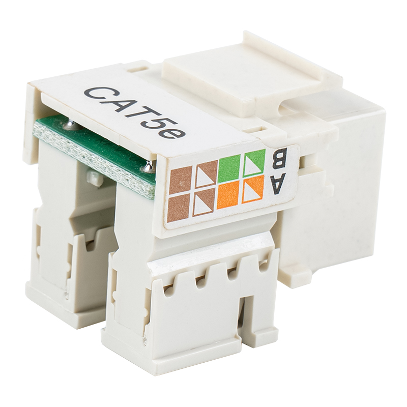 Cat6 obtentu XC° Keystone Jack cum duabus adapertis)SM-2011H8C5E Cat6 obtentu XC° Keystone Jack cum duabus adapertis)SM-2011H8C5E