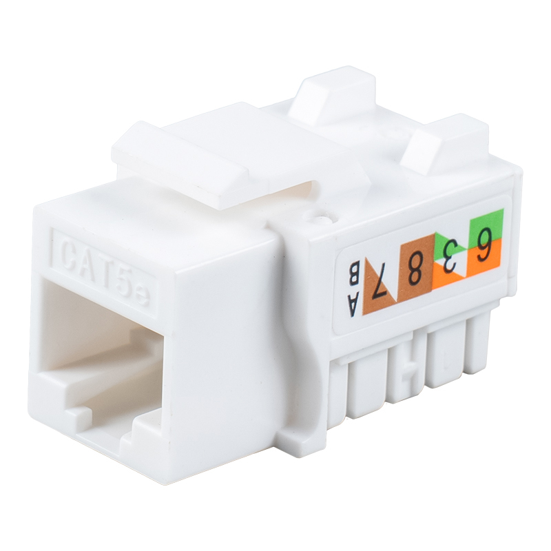 Cat5e obtentu 90° Modular Jack SM-2016H8C5E