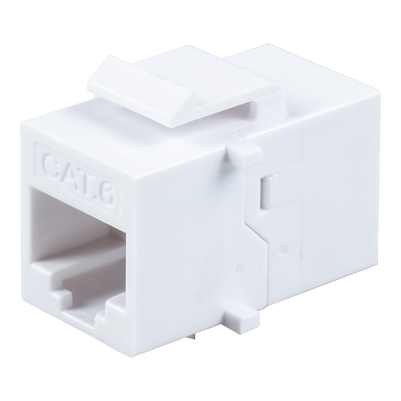 C6A Obtentu RJ45 Inline Coupler cum quatuor brackets SM-2033C6A