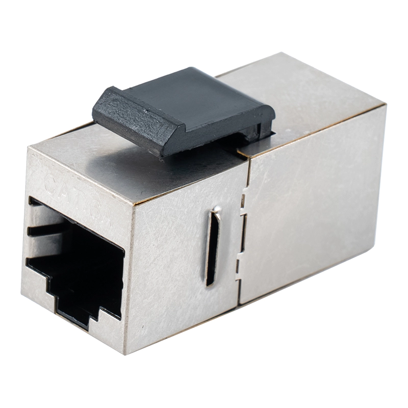C6 Shielded RJ45 Inline Coupler cum plastic clip） SM-2034SC6