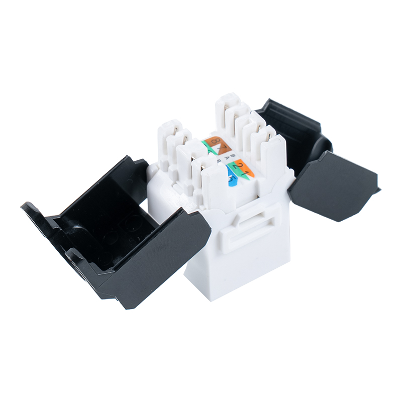 Cat6 obtentu 180° Toolless Modular Jack (type flip-open) SM-2336H8C6 Cat6 obtentu 180° Toolless Modular Jack (type flip-open) SM-2336H8C6