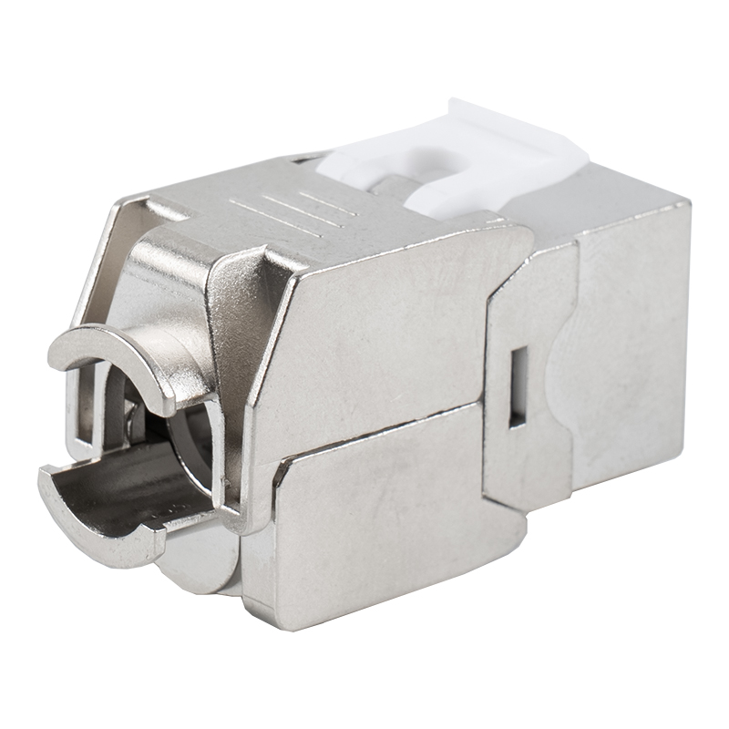 C6A Shielded 180° Tolless Keystone Jack (flip-open type) SM-2336SH8C6A C6A Shielded 180° Tolless Keystone Jack (flip-open type) SM-2336SH8C6A