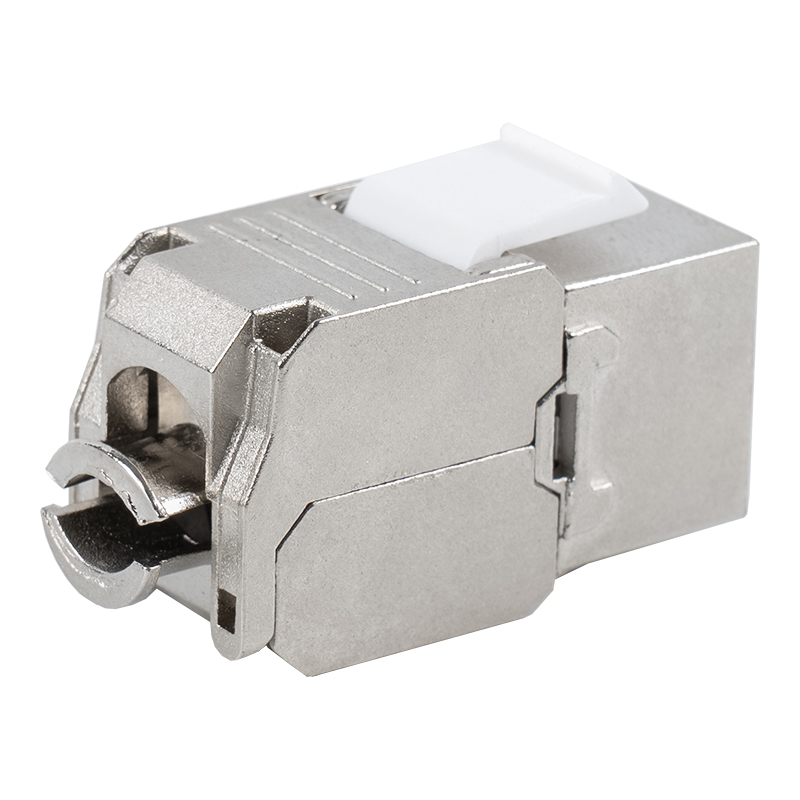 C6A Shielded 180° Tolless Keystone Jack (flip-open type) SM-2336SH8C6A C6A Shielded 180° Tolless Keystone Jack (flip-open type) SM-2336SH8C6A