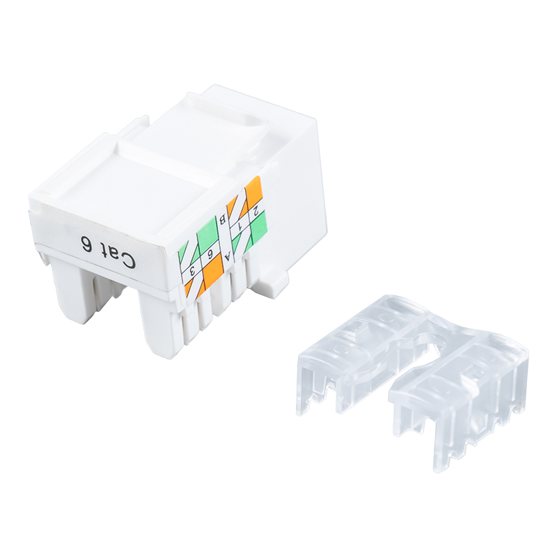 Cat6 obtentu 90° Keystone Jack SM-2337H8C6 Cat6 obtentu 90° Keystone Jack SM-2337H8C6
