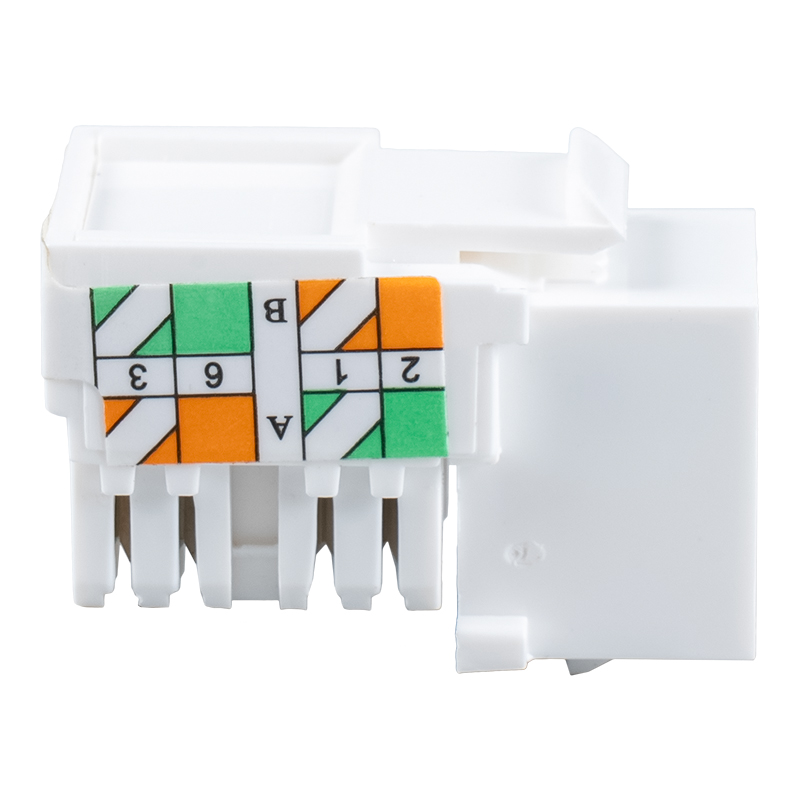 Cat6 obtentu 90° Keystone Jack SM-2337H8C6 Cat6 obtentu 90° Keystone Jack SM-2337H8C6