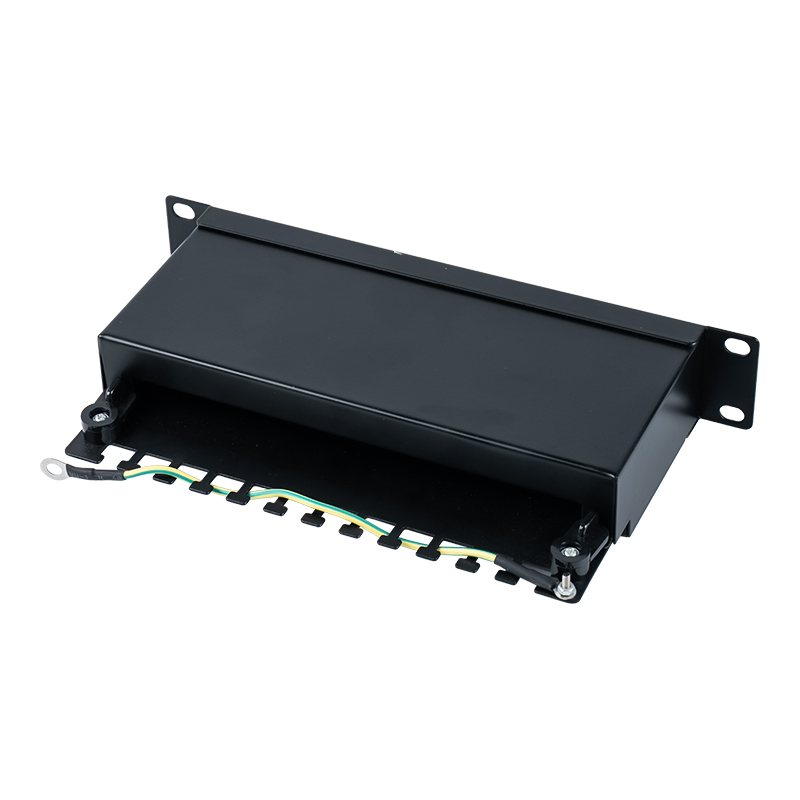Numerus 6 10-inch 1U munitus 12-portus panni tabulae SP-350SK12-C6 Numerus 6 10-inch 1U munitus 12-portus panni tabulae SP-350SK12-C6