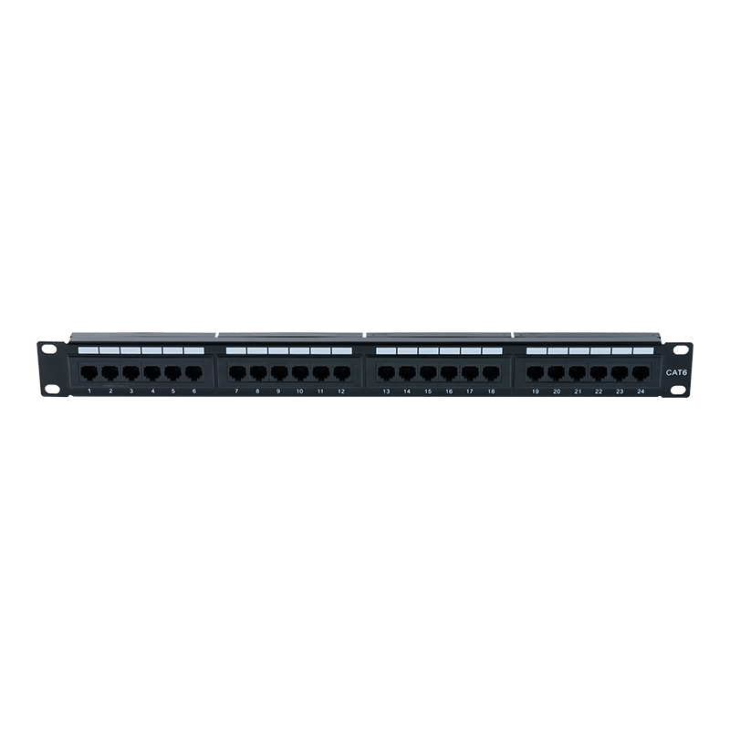 Cat6e 19-inch 1U obtentu 24-Portus Patch Panel (Dual-proposito IDC) SP-3310D24-C6A Cat6e 19-inch 1U obtentu 24-Portus Patch Panel (Dual-proposito IDC) SP-3310D24-C6A