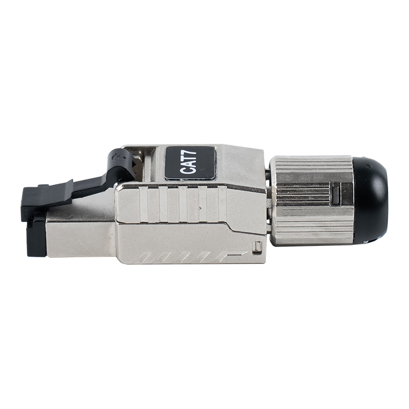 Cat7 Shielded Toolless RJ45 Connector (with Black Plastic Spring Clip) RJ-G60S-1-C7 Cat7 Shielded Toolless RJ45 Connector (with Black Plastic Spring Clip) RJ-G60S-1-C7