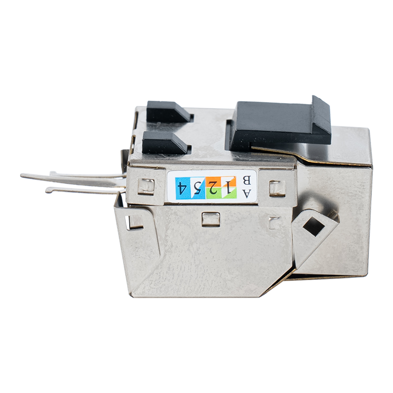 Cat6 Shielded 90° Keystone Jack (cum casis metallicis) SM-2013SH8C6 Cat6 Shielded 90° Keystone Jack (cum casis metallicis) SM-2013SH8C6