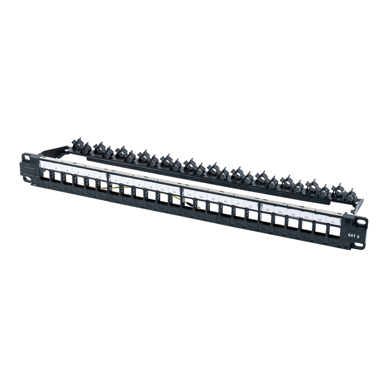 19-inch 1U 24-portus obtentu eculei (bracket foldable) SP-3402-24P