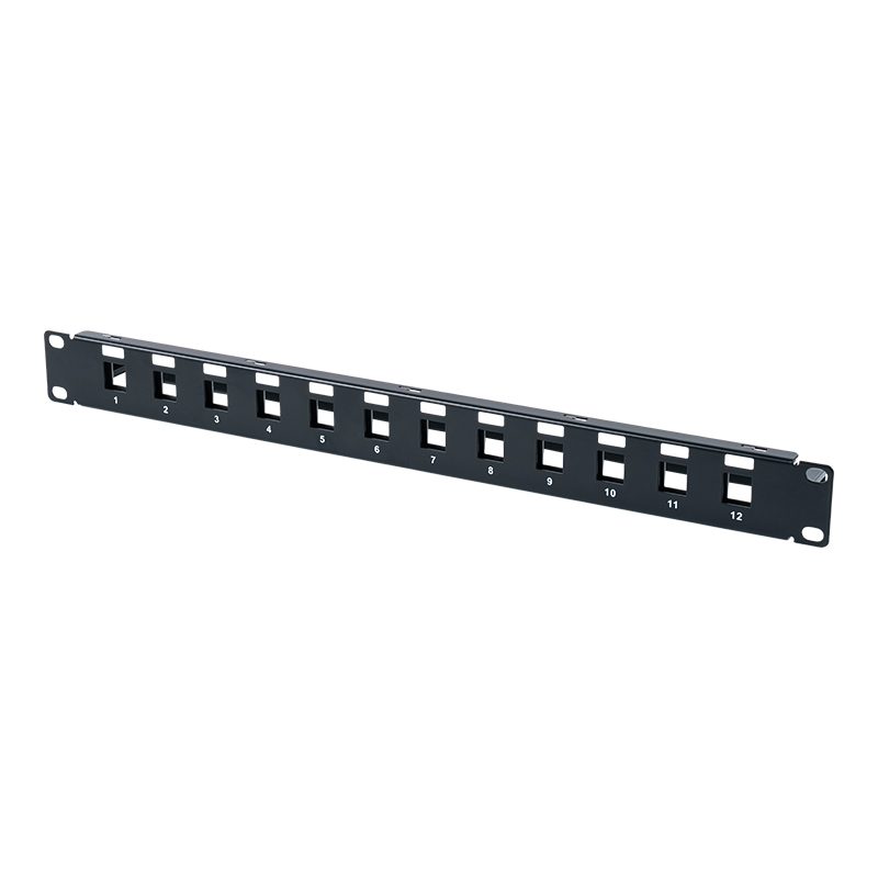 19-inch 1U 12-portus tegebat blank frame SP-3409S-12P
