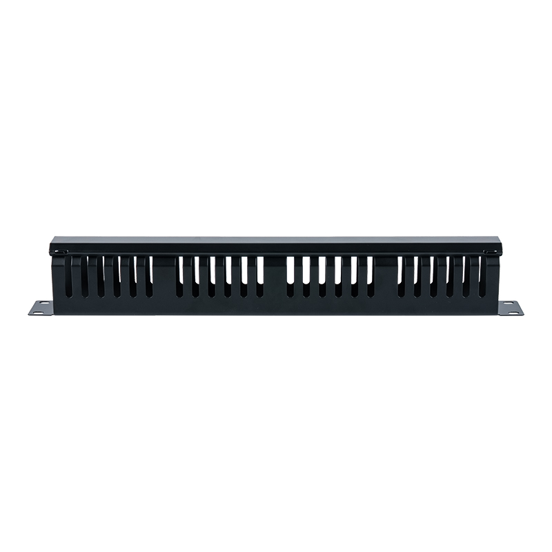 19-inch 1U Plastic Cable Management Panel (24 Slots with Cover) SP-3802-1U 19-inch 1U Plastic Cable Management Panel (24 Slots with Cover) SP-3802-1U