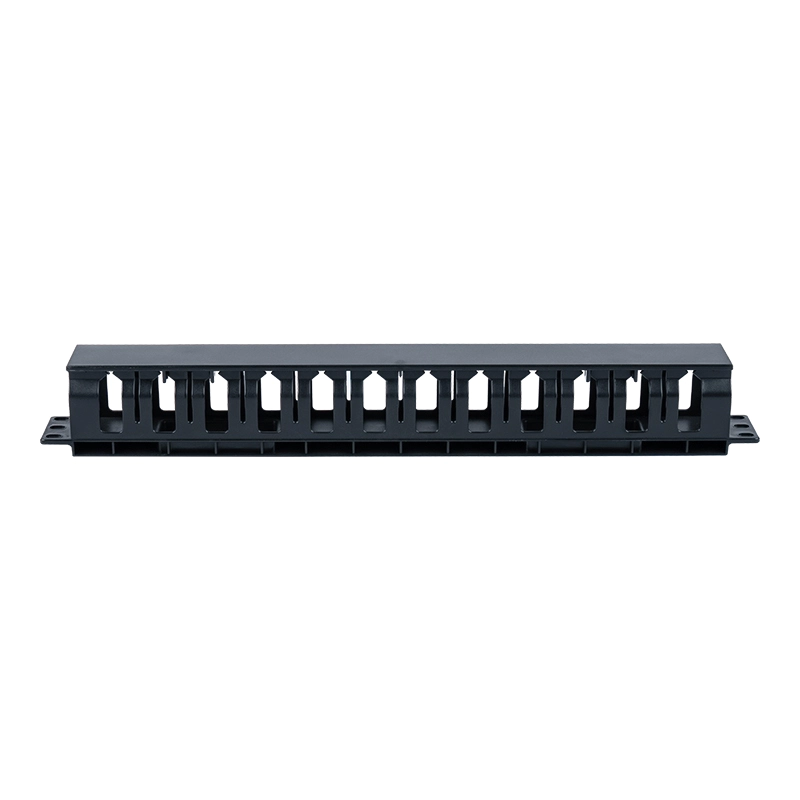 19-inch 1U Plastic Cable Management Panel (12 Nunc quis justo cum Cover) SP-3803-1U